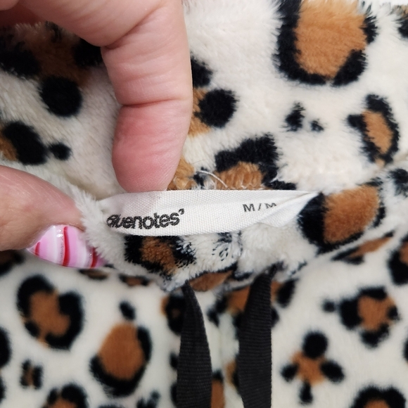 Bluenotes Leopard Print Plush PJ Pants PJs Loungewear Animal Pyjama Pant Medium - Picture 4 of 4